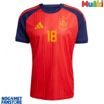 Španjolska Martin Zubimendi #18 Domaci Dres SP 2026 Kratak Rukav